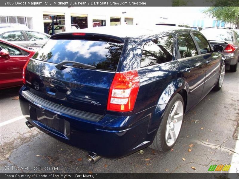 Midnight Blue Pearl / Dark Slate Gray/Light Graystone 2005 Dodge Magnum R/T