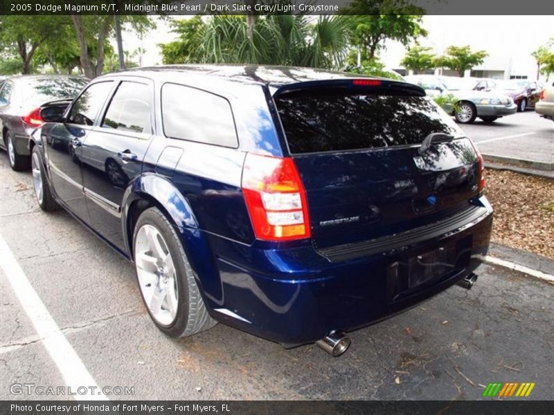 Midnight Blue Pearl / Dark Slate Gray/Light Graystone 2005 Dodge Magnum R/T