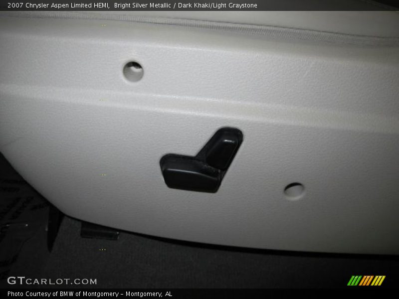 Bright Silver Metallic / Dark Khaki/Light Graystone 2007 Chrysler Aspen Limited HEMI