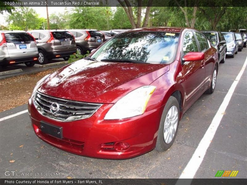 Tuscan Sun Red / Charcoal 2010 Nissan Altima 2.5