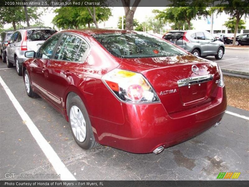 Tuscan Sun Red / Charcoal 2010 Nissan Altima 2.5