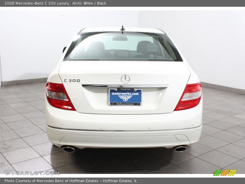 Arctic White / Black 2008 Mercedes-Benz C 300 Luxury