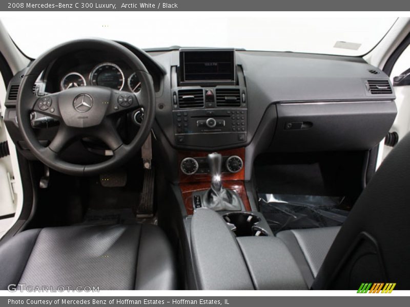 Arctic White / Black 2008 Mercedes-Benz C 300 Luxury
