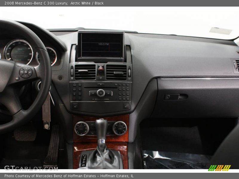 Arctic White / Black 2008 Mercedes-Benz C 300 Luxury