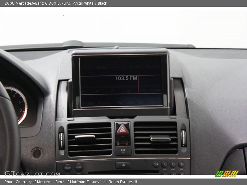 Arctic White / Black 2008 Mercedes-Benz C 300 Luxury