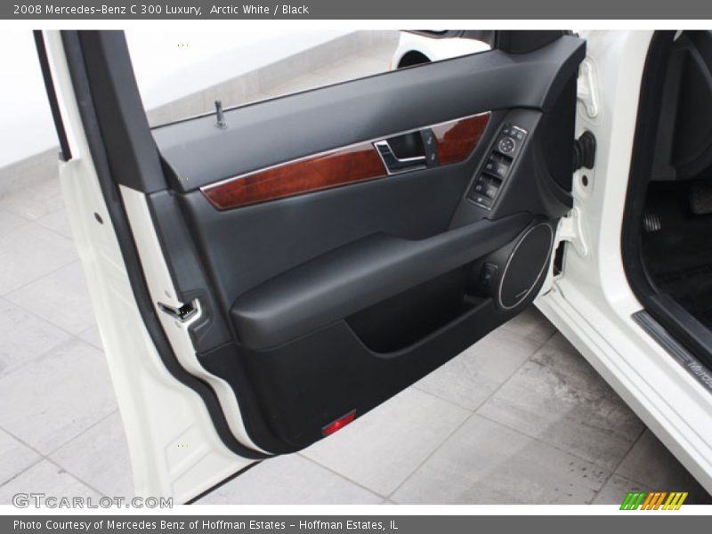 Arctic White / Black 2008 Mercedes-Benz C 300 Luxury