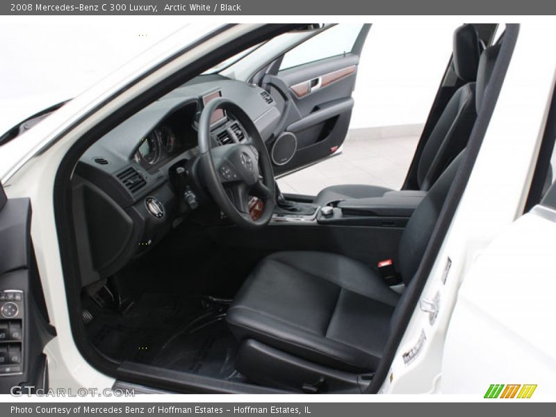 Arctic White / Black 2008 Mercedes-Benz C 300 Luxury