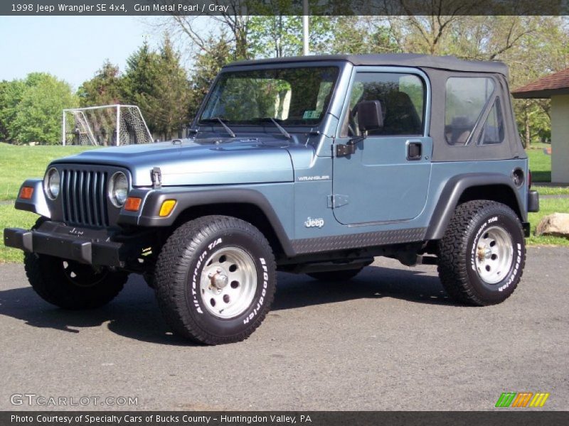 Gun Metal Pearl / Gray 1998 Jeep Wrangler SE 4x4