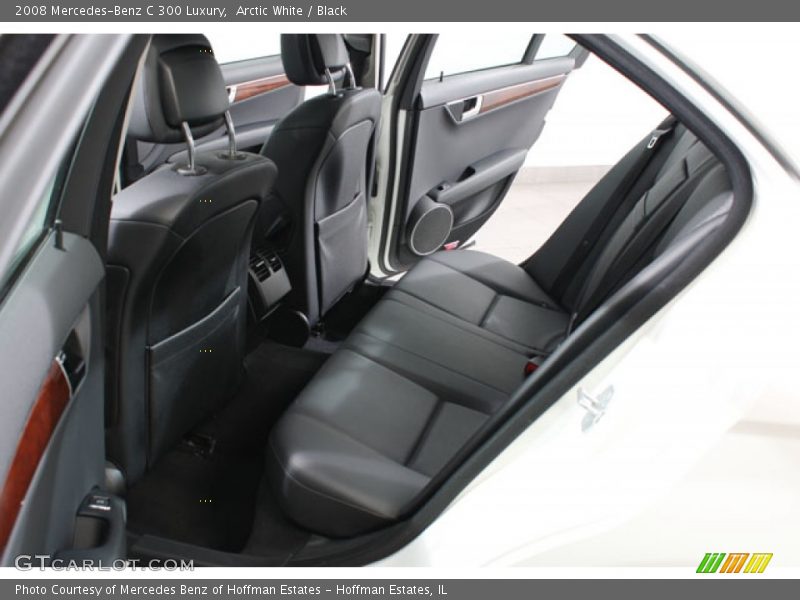Arctic White / Black 2008 Mercedes-Benz C 300 Luxury