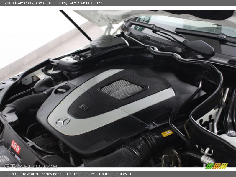 Arctic White / Black 2008 Mercedes-Benz C 300 Luxury