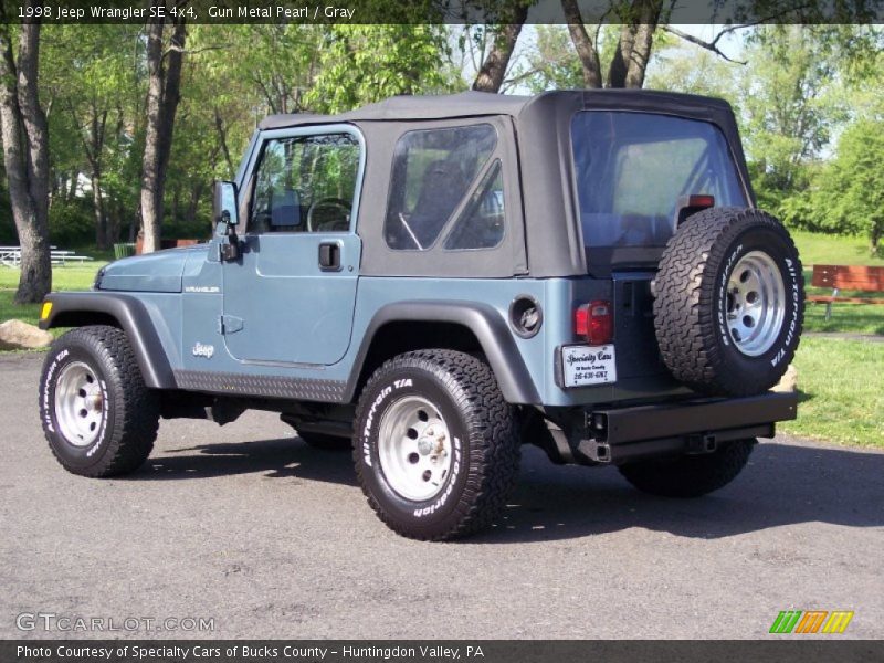 Gun Metal Pearl / Gray 1998 Jeep Wrangler SE 4x4