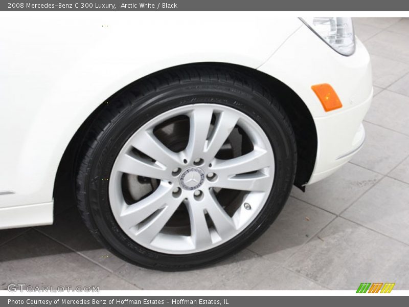 Arctic White / Black 2008 Mercedes-Benz C 300 Luxury