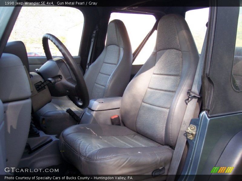 Gun Metal Pearl / Gray 1998 Jeep Wrangler SE 4x4