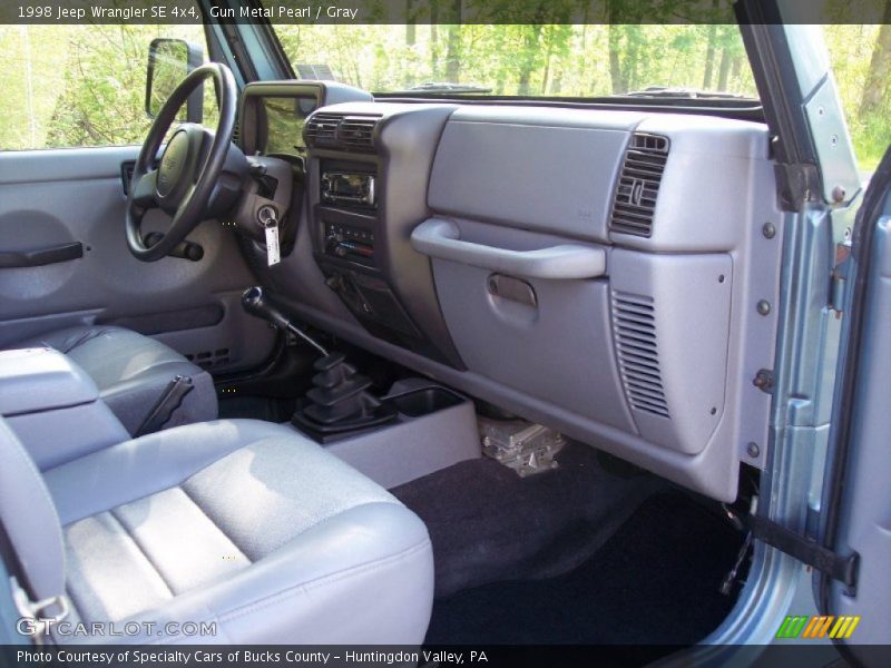 Gun Metal Pearl / Gray 1998 Jeep Wrangler SE 4x4