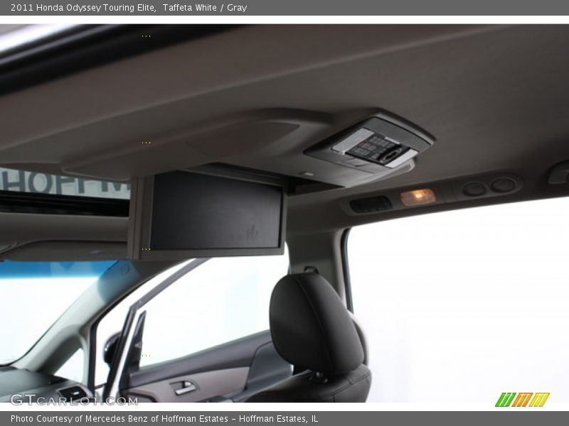 Taffeta White / Gray 2011 Honda Odyssey Touring Elite