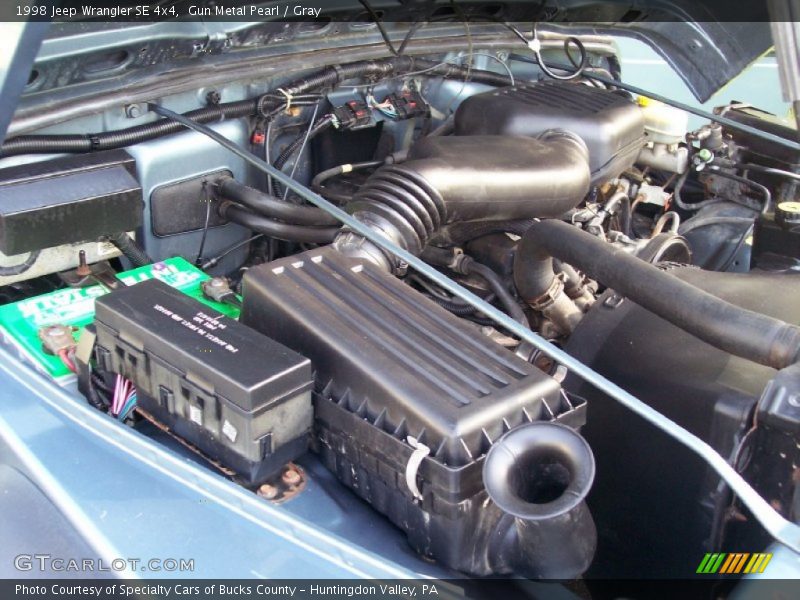 Gun Metal Pearl / Gray 1998 Jeep Wrangler SE 4x4