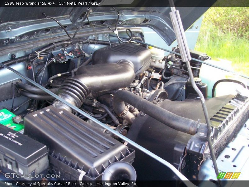 Gun Metal Pearl / Gray 1998 Jeep Wrangler SE 4x4