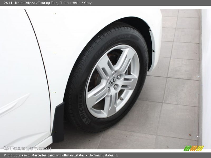 Taffeta White / Gray 2011 Honda Odyssey Touring Elite