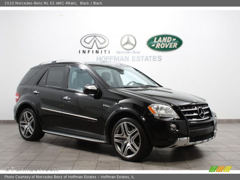 Black / Black 2010 Mercedes-Benz ML 63 AMG 4Matic