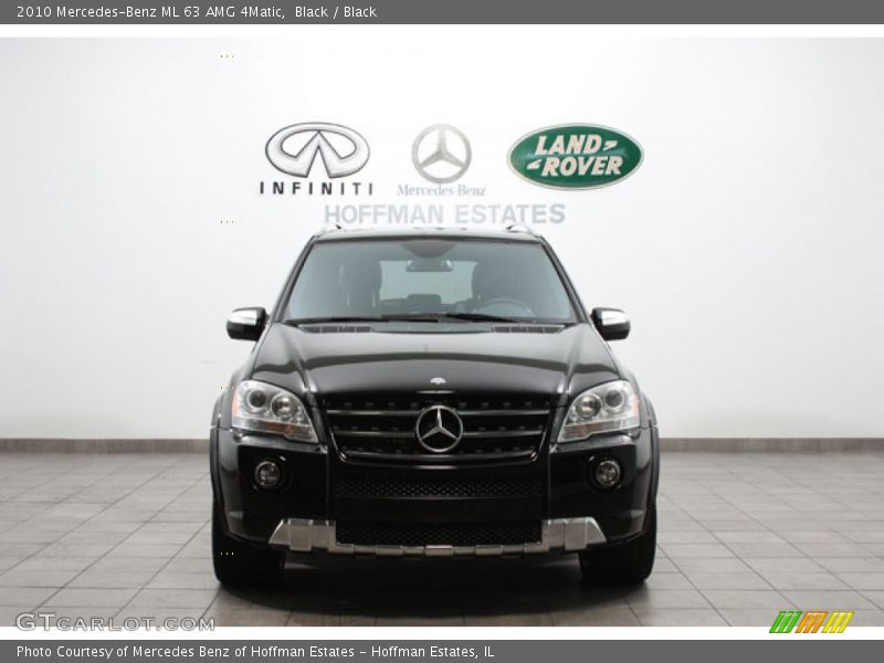 Black / Black 2010 Mercedes-Benz ML 63 AMG 4Matic