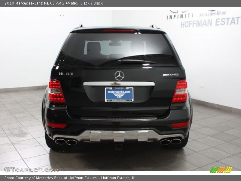 Black / Black 2010 Mercedes-Benz ML 63 AMG 4Matic