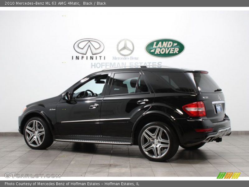 Black / Black 2010 Mercedes-Benz ML 63 AMG 4Matic