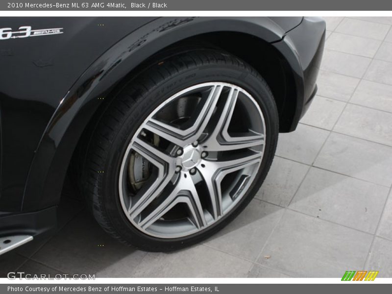 Black / Black 2010 Mercedes-Benz ML 63 AMG 4Matic