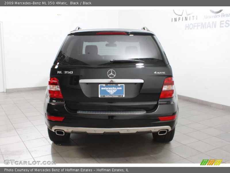 Black / Black 2009 Mercedes-Benz ML 350 4Matic