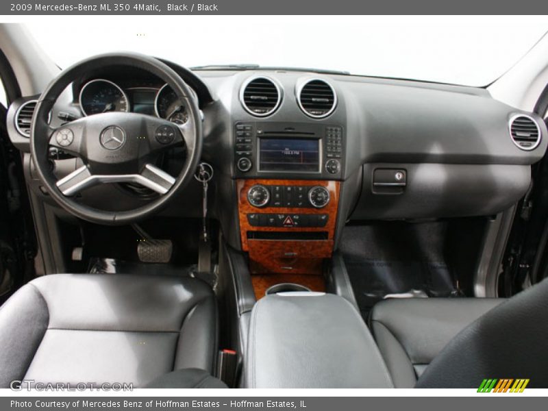 Black / Black 2009 Mercedes-Benz ML 350 4Matic