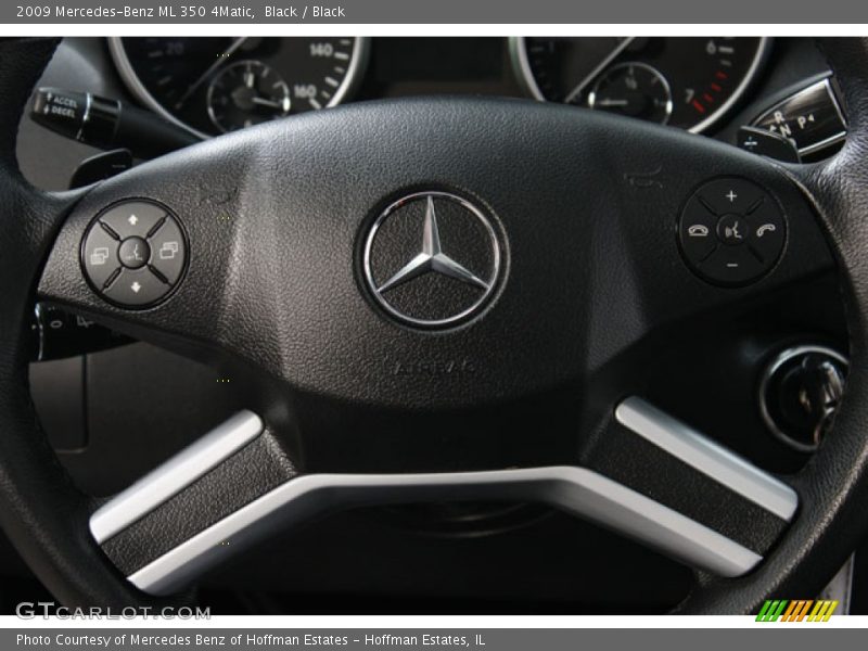 Black / Black 2009 Mercedes-Benz ML 350 4Matic