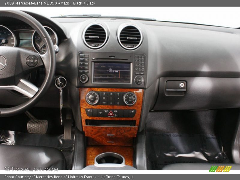 Black / Black 2009 Mercedes-Benz ML 350 4Matic