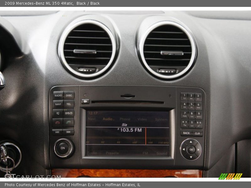 Black / Black 2009 Mercedes-Benz ML 350 4Matic