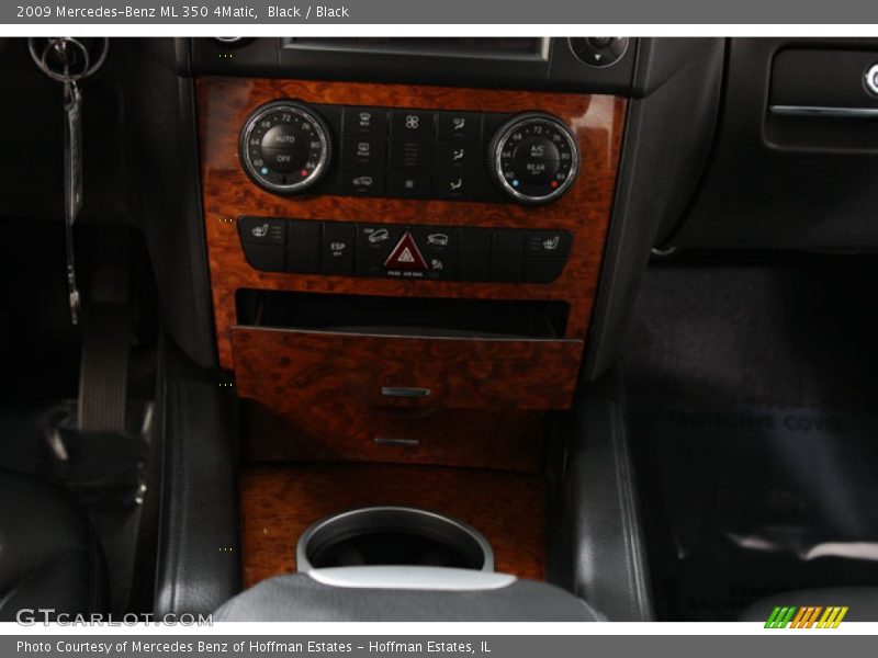 Black / Black 2009 Mercedes-Benz ML 350 4Matic