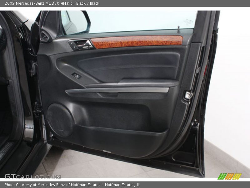 Black / Black 2009 Mercedes-Benz ML 350 4Matic