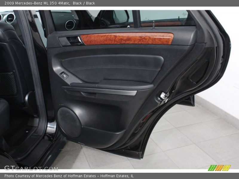 Black / Black 2009 Mercedes-Benz ML 350 4Matic