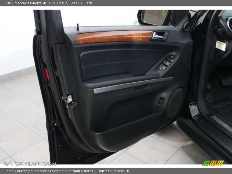 Black / Black 2009 Mercedes-Benz ML 350 4Matic