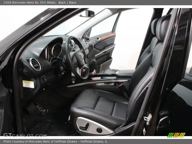 Black / Black 2009 Mercedes-Benz ML 350 4Matic