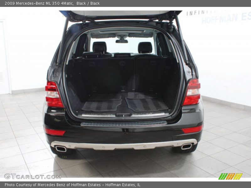 Black / Black 2009 Mercedes-Benz ML 350 4Matic