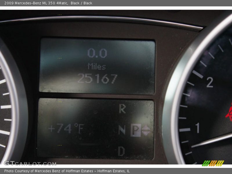 Black / Black 2009 Mercedes-Benz ML 350 4Matic