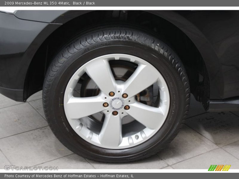 Black / Black 2009 Mercedes-Benz ML 350 4Matic