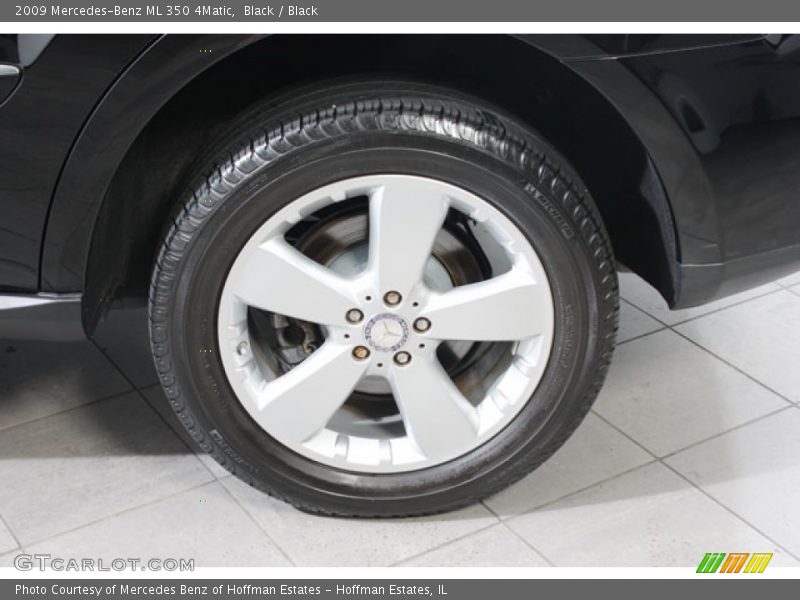 Black / Black 2009 Mercedes-Benz ML 350 4Matic