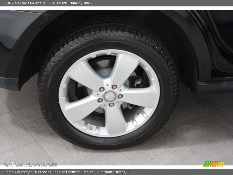 Black / Black 2009 Mercedes-Benz ML 350 4Matic