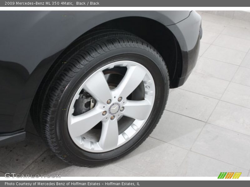 Black / Black 2009 Mercedes-Benz ML 350 4Matic