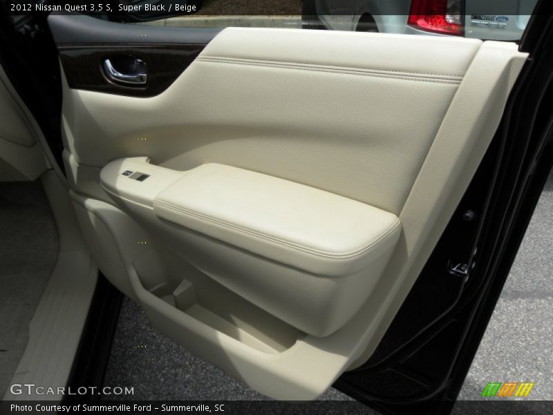 Super Black / Beige 2012 Nissan Quest 3.5 S