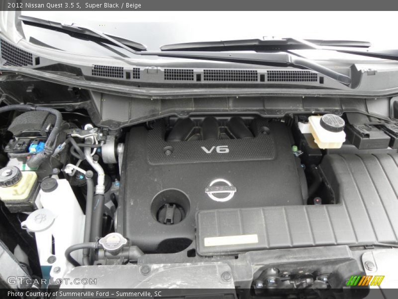 Super Black / Beige 2012 Nissan Quest 3.5 S