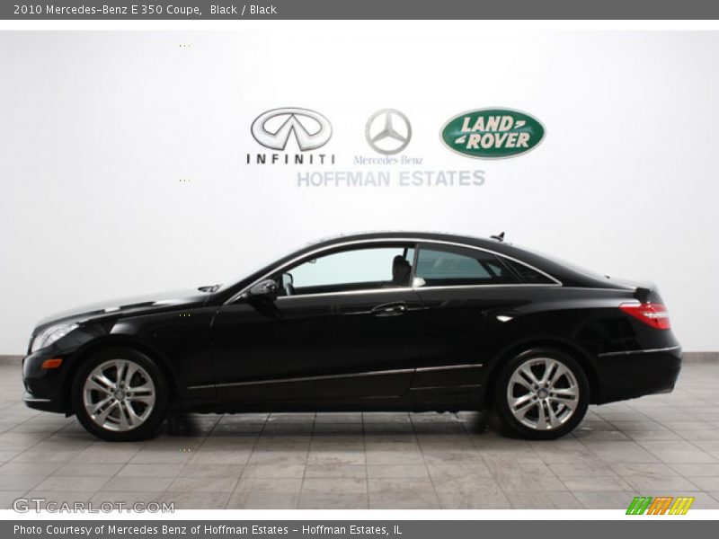 Black / Black 2010 Mercedes-Benz E 350 Coupe