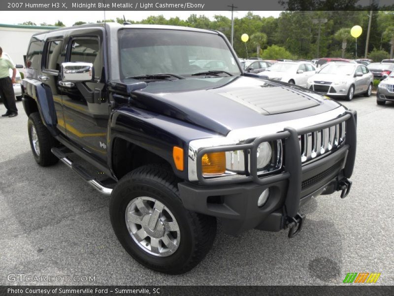 Midnight Blue Metallic / Light Cashmere/Ebony 2007 Hummer H3 X