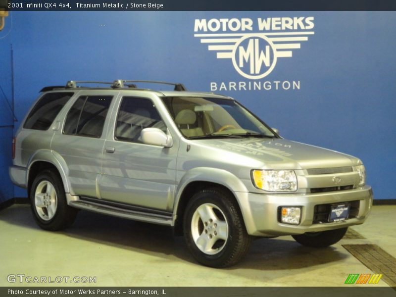 Titanium Metallic / Stone Beige 2001 Infiniti QX4 4x4
