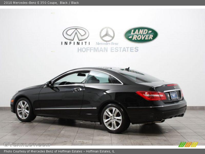 Black / Black 2010 Mercedes-Benz E 350 Coupe