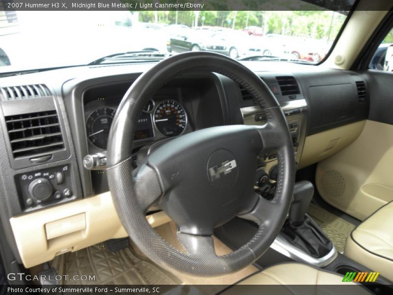 Midnight Blue Metallic / Light Cashmere/Ebony 2007 Hummer H3 X